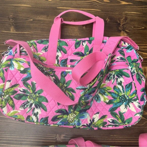 Vera Bradley 3 piece set Tropical Paradise Print NWOT - Picture 3 of 10